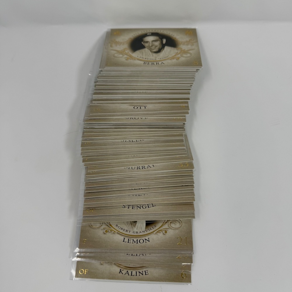 2005 Upper Deck Legendary Cuts 71 Card Lot Near Complete‎ Set